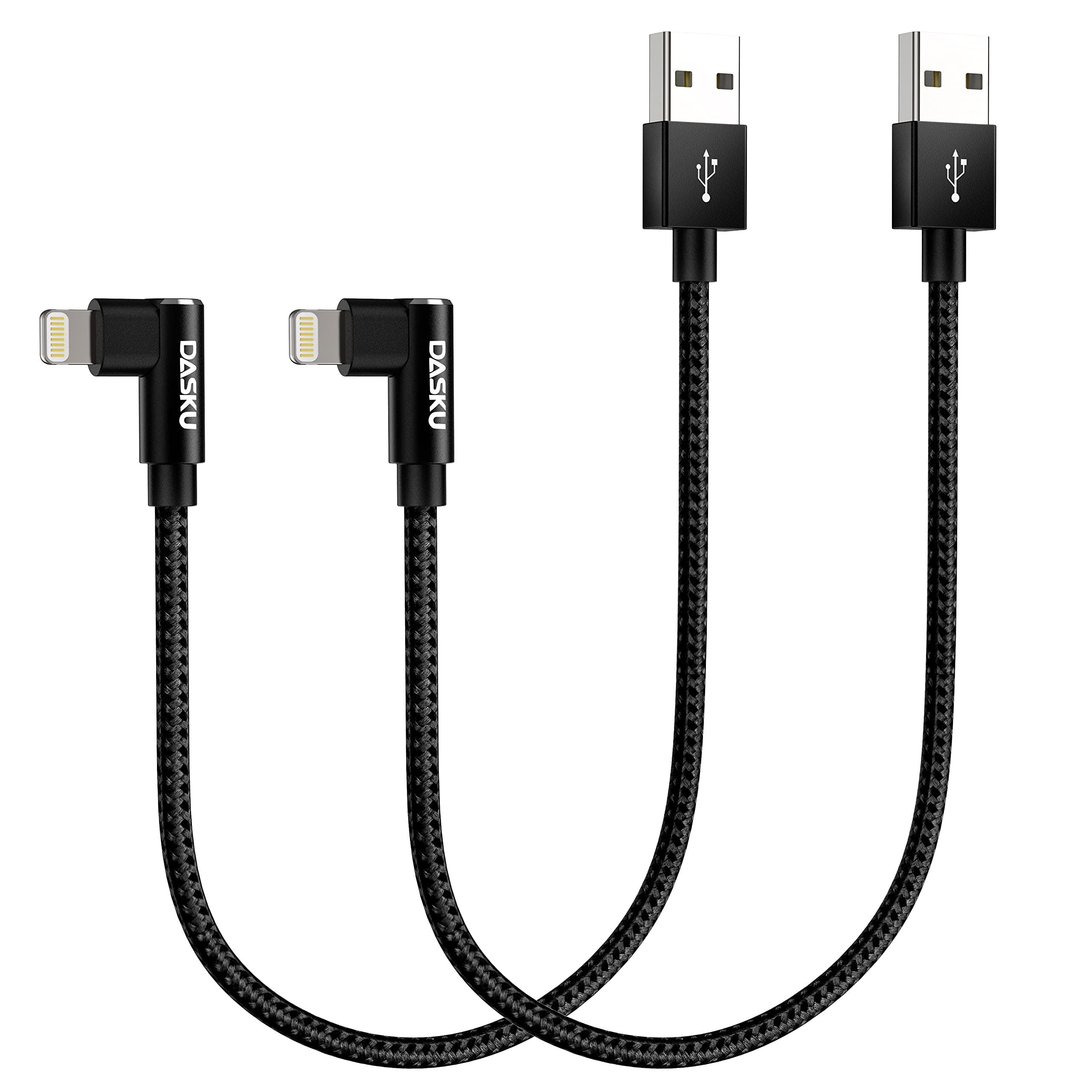 Amazon.com: Short iPhone Charger 1FT 2Pack [MFi Certified] 12 inch